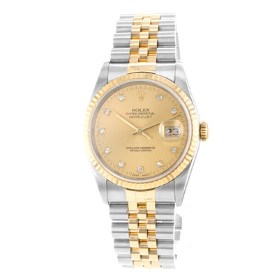 Rolex Datejust 36 16233 Yellow Dial 36