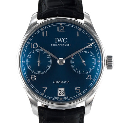 IWC Portuguese IW500710 Blue Dial 42