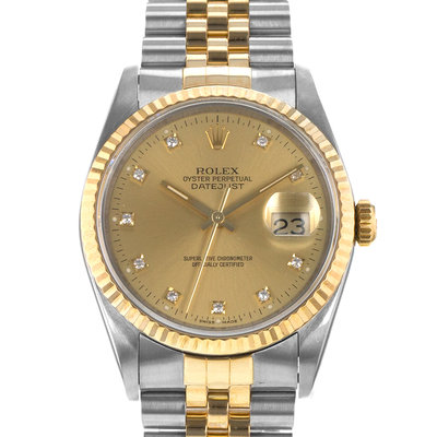 Rolex Datejust 36 16233 Yellow Dial 36