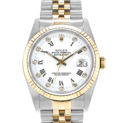 Rolex Datejust 36 16233 White Dial 36
