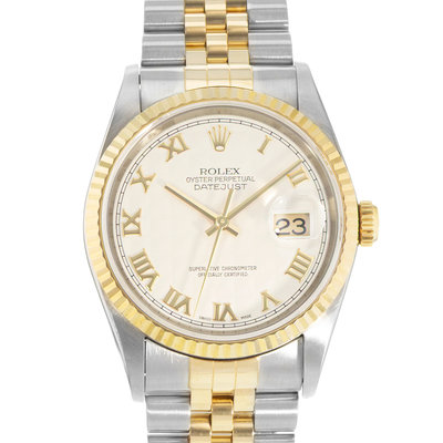Rolex Datejust 36 16233 Ivory Dial 36