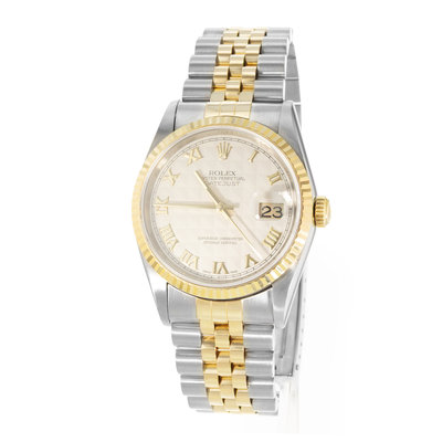 Rolex Datejust 36 16233 Ivory Dial 36