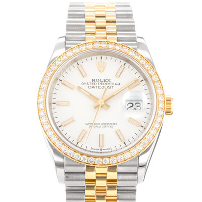 Rolex Datejust 36 126283RBR White Dial 36