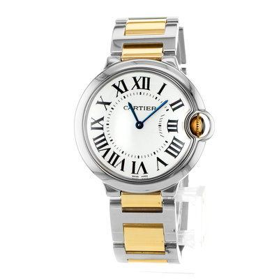 Cartier Ballon Bleu 36mm W69008Z3 3005 Silver Dial 36