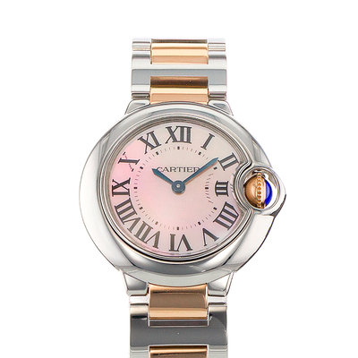 Cartier Ballon Bleu 28mm W6920034 3009 Pink Dial 28