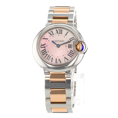 Cartier Ballon Bleu 28mm W6920034 3009 Pink Dial 28