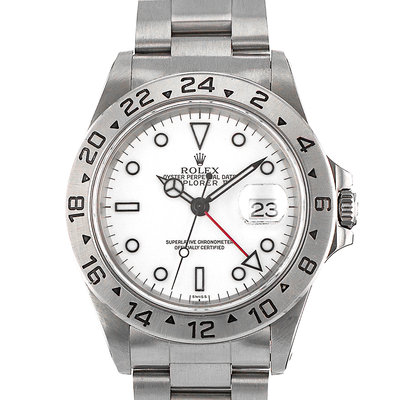Rolex Explorer II 16570 White Dial 40