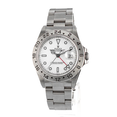 Rolex Explorer II 16570 White Dial 40