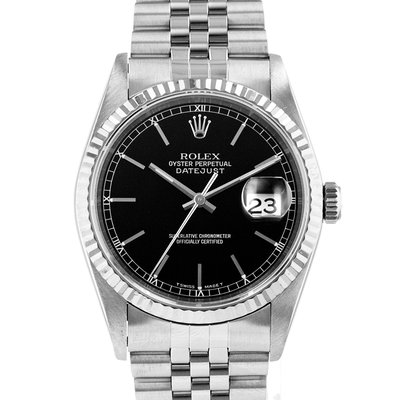 Rolex Datejust 36 16234 Black Dial 36