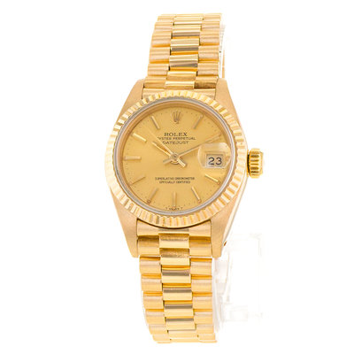 Rolex Datejust 26 69178 Champagne Dial 26