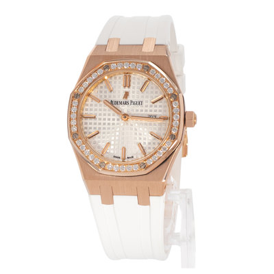 Audemars Piguet Royal Oak Lady 67651OR.ZZ.D010CA.01 Silver Dial 33