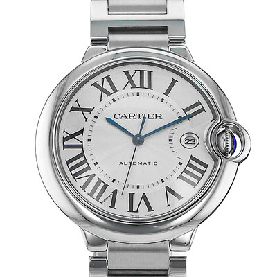 Cartier Ballon Bleu 42mm W69012Z4 3001 Silver Dial 42