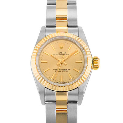 Rolex Oyster Perpetual 67193 Yellow Dial 26