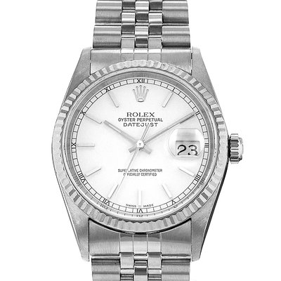 Rolex Datejust 36 16234 White Dial 36