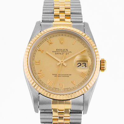 Rolex Datejust 36 16233 Yellow Dial 36