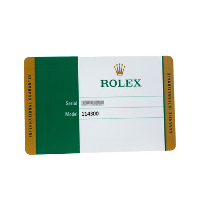 Rolex Oyster Perpetual 39 114300 Black Dial 39