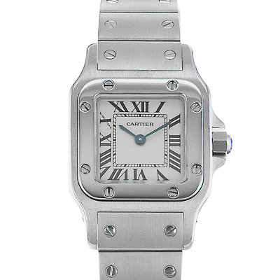 Cartier Santos Galbee W20056D6 1565 Silver Dial 24
