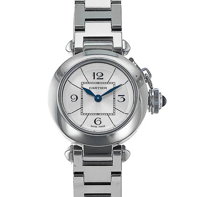 Cartier Pasha W3140007 2973 Silver Dial 27