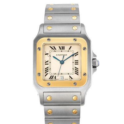 Cartier Santos Galbee W20011C4 1566 Silver Dial 29