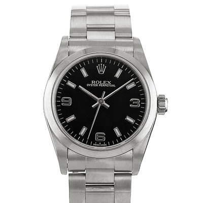 Rolex Oyster Perpetual 31 77080 Black Dial 31