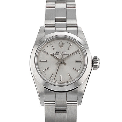 Rolex Oyster Perpetual 67180 Silver Dial 24