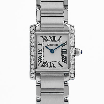 Cartier Tank Francaise W4TA0008 3217 Silver Dial 25