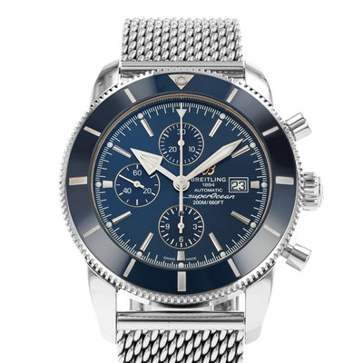 Breitling Superocean Heritage II Chronograph A13312 Blue Dial 46