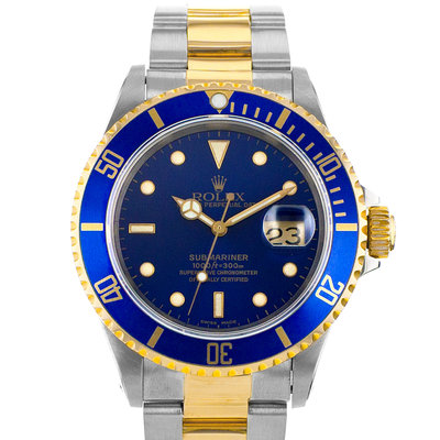 Rolex Submariner 16613 Blue Dial 40