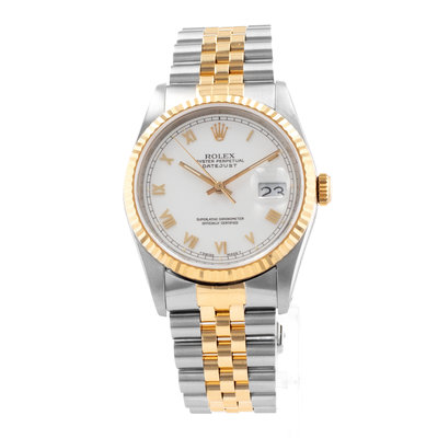 Rolex Datejust 36 16233 White Dial 36