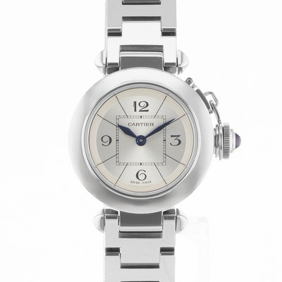 Cartier Pasha W3140007 Silver Dial 27