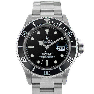 Rolex Submariner 16610 Black Dial 40
