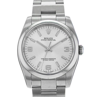 Rolex Oyster Perpetual 116000 Silver Dial 36