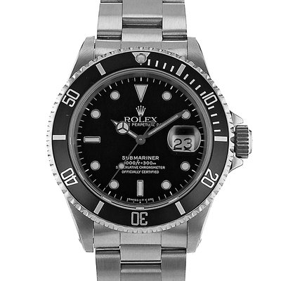 Rolex Submariner 16610 Black Dial 40