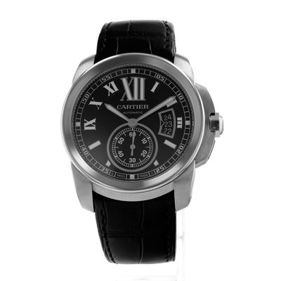 Cartier Calibre de Cartier W7100041 3389 Black Dial 42