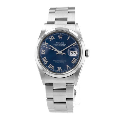 Rolex Datejust 36 16200 Blue Dial 36