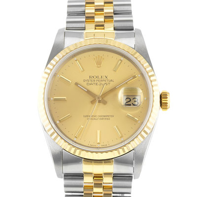 Rolex Datejust 36 16233 Gold Dial 36