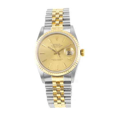 Rolex Datejust 36 16233 Gold Dial 36