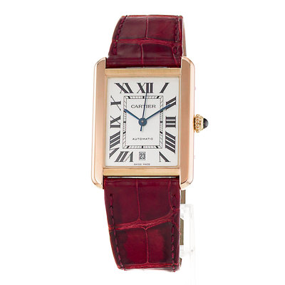 Cartier Tank XL W5200026 3799 Silver Dial 31