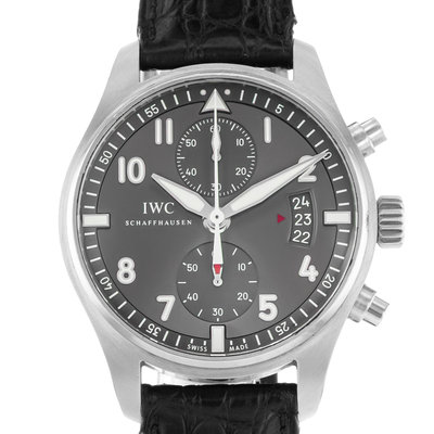 IWC Pilot Spitfire Chronograph IW387802 Grey Dial 43
