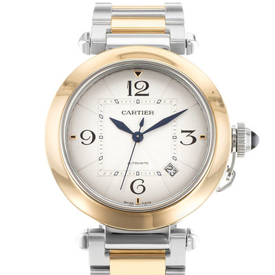 Cartier Pasha W2PA0009 4266 Silver Dial 41
