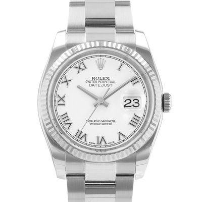 Rolex Datejust 36 116234 White Dial 36