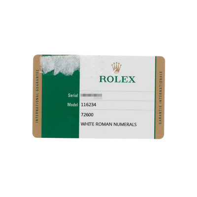 Rolex Datejust 36 116234 White Dial 36