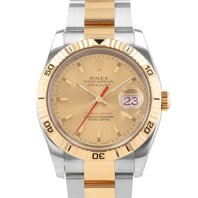 Rolex Datejust Turn-O-Graph 116263 Champagne Dial 36