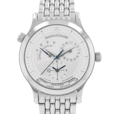 Jaeger-LeCoultre Master Geographic 142.840.922B Silver Dial 38