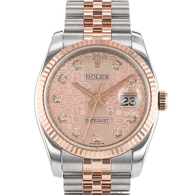 Rolex Datejust 36 116231 Pink Dial 36