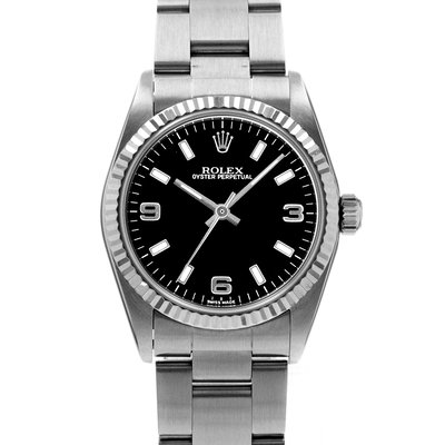 Rolex Oyster Perpetual 31 77014 Black Dial 31