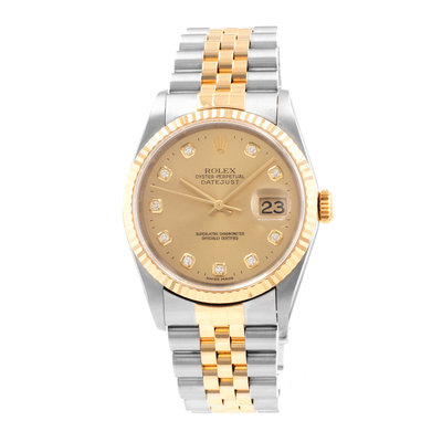 Rolex Datejust 36 16233 Gold Dial 36