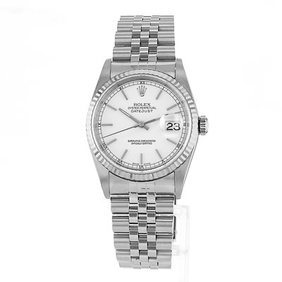 Rolex Datejust 36 16234 White Dial 36