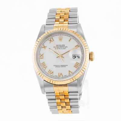 Rolex Datejust 36 16233 White Dial 36