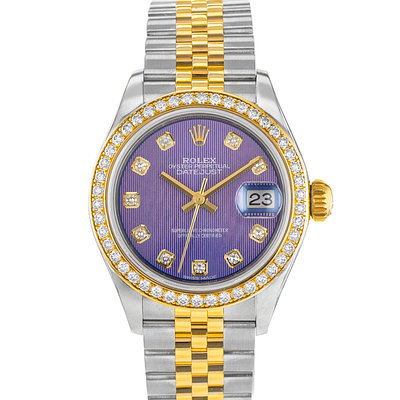 Rolex Lady-Datejust 279383RBR Purple Dial 28